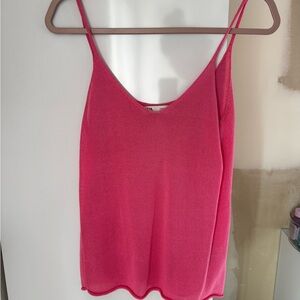 Pink Sleeveless Top